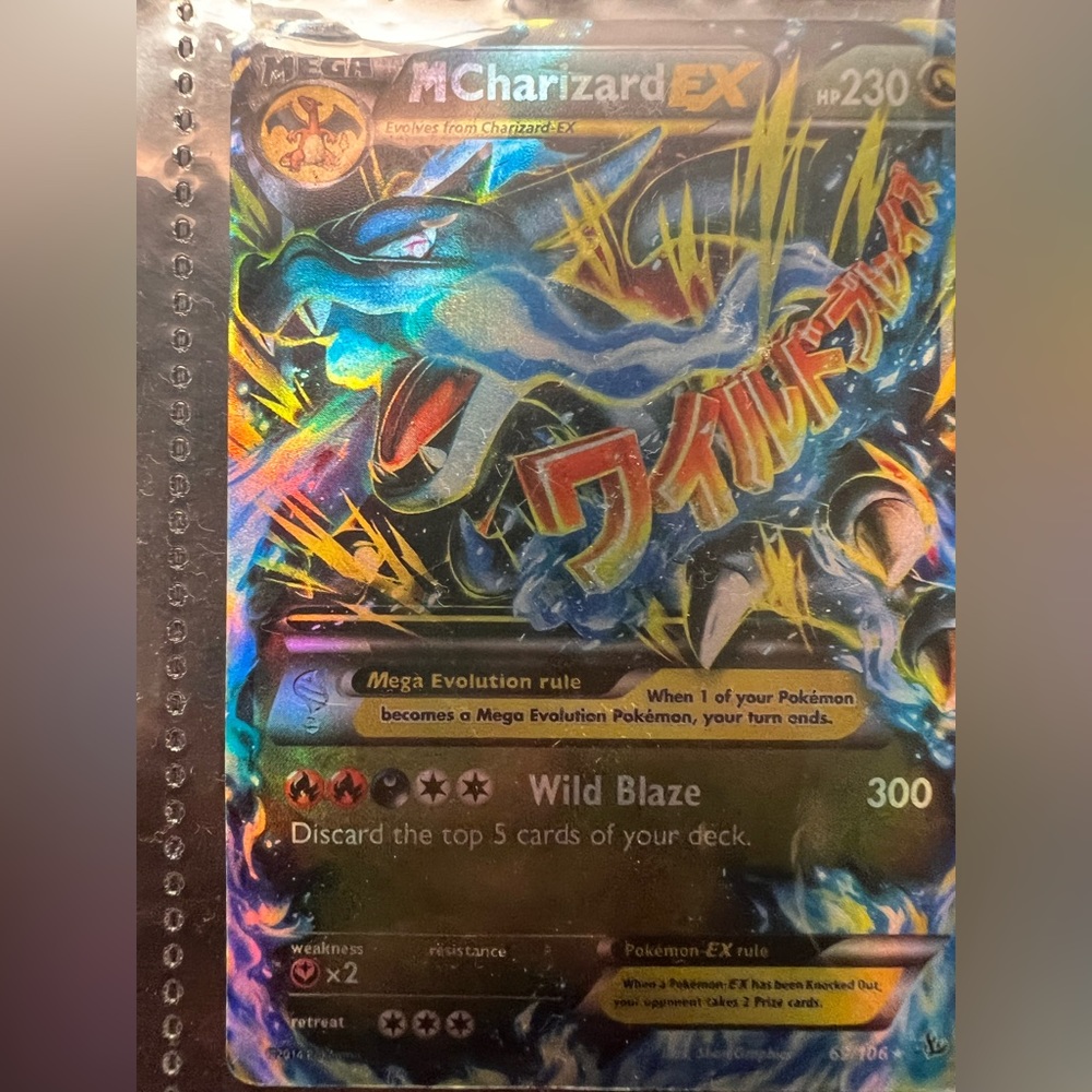 Pokemon M Charizard EX X